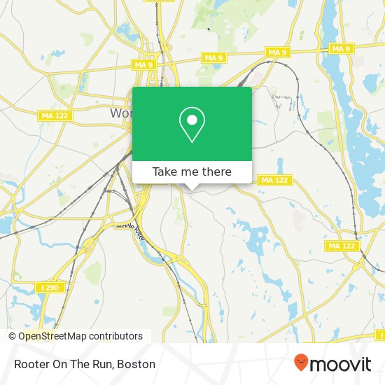 Rooter On The Run map