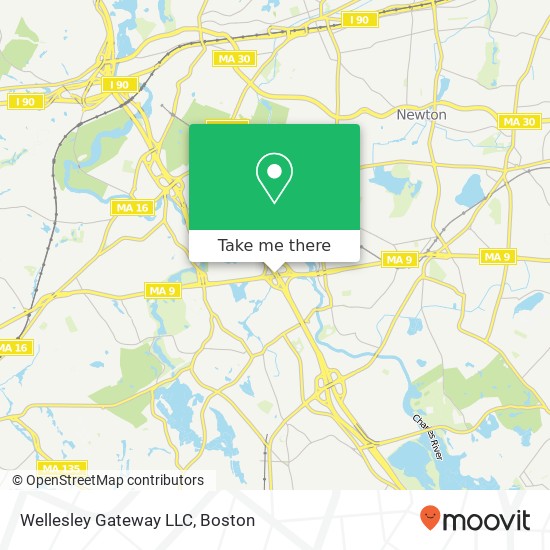 Wellesley Gateway LLC map