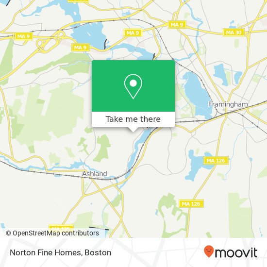 Norton Fine Homes map