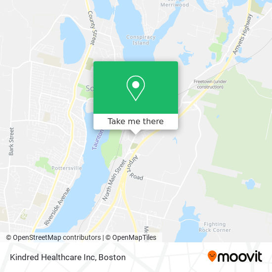 Kindred Healthcare Inc map