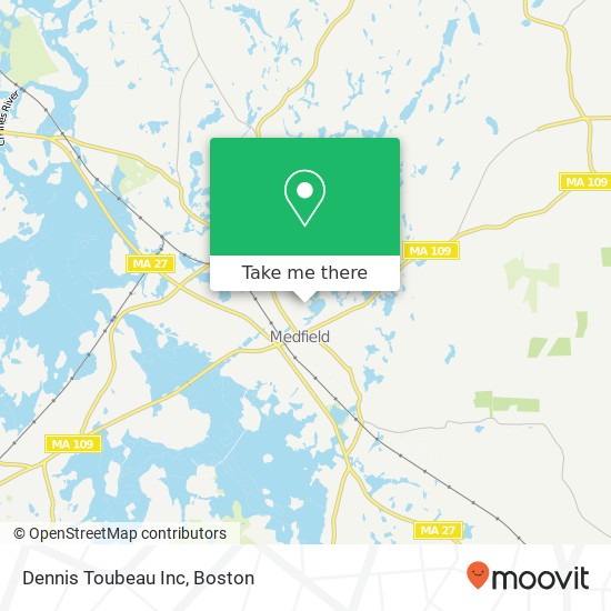 Dennis Toubeau Inc map