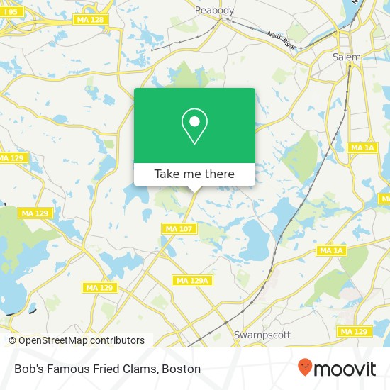 Bob's Famous Fried Clams map