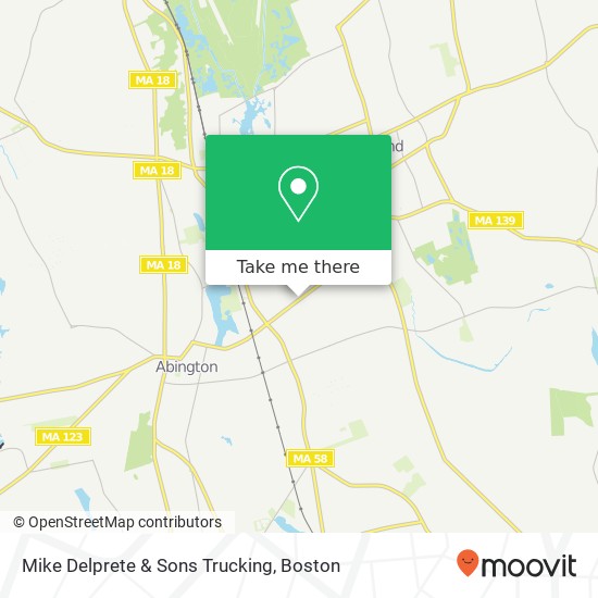 Mike Delprete & Sons Trucking map