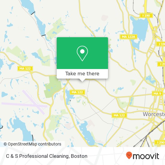 C & S Professional Cleaning map