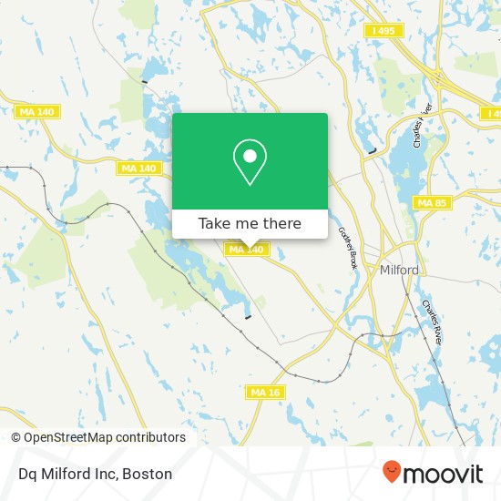 Dq Milford Inc map