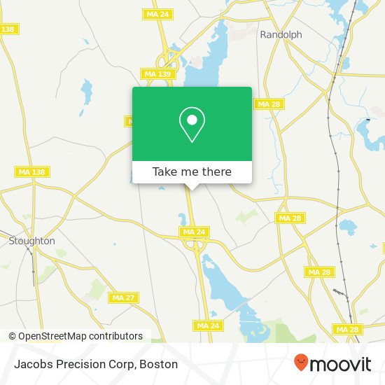 Mapa de Jacobs Precision Corp