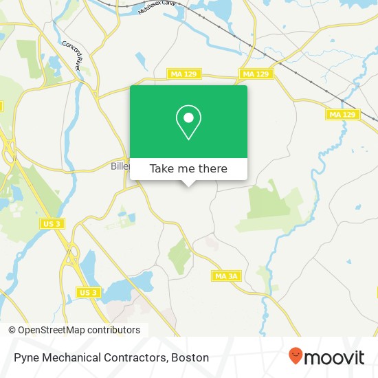 Pyne Mechanical Contractors map