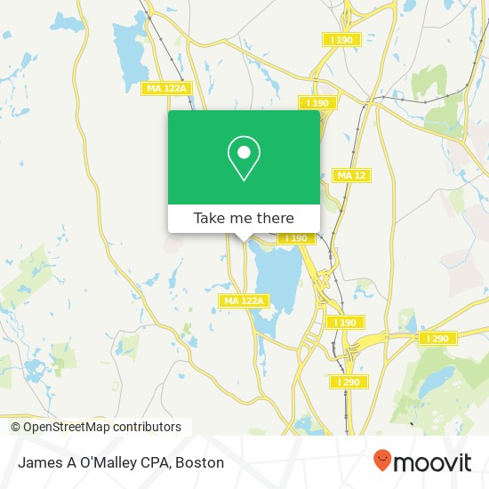 James A O'Malley CPA map