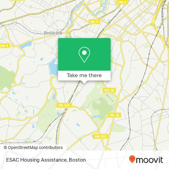 ESAC Housing Assistance map