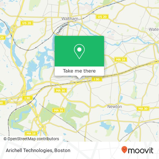 Arichell Technologies map
