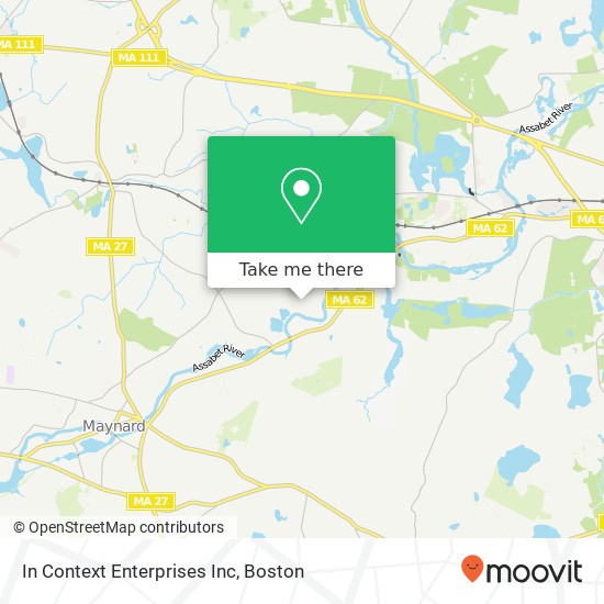 Mapa de In Context Enterprises Inc