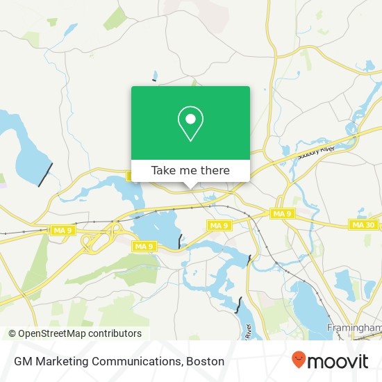 GM Marketing Communications map