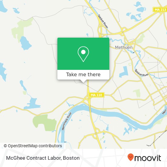 Mapa de McGhee Contract Labor