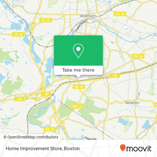 Home Improvement Store map