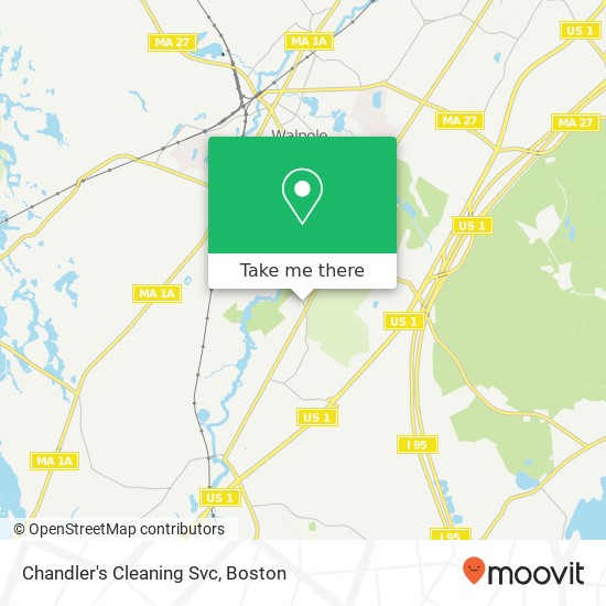 Mapa de Chandler's Cleaning Svc