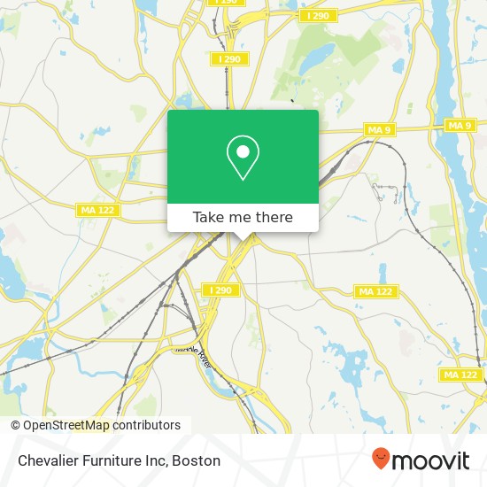 Chevalier Furniture Inc map