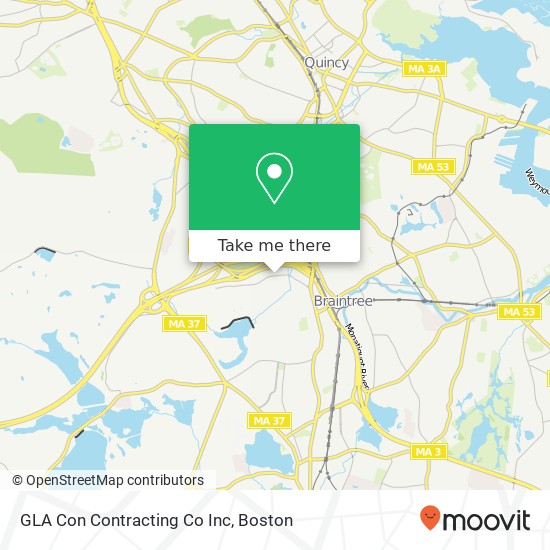 GLA Con Contracting Co Inc map