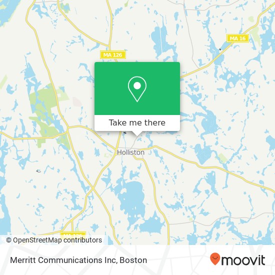 Mapa de Merritt Communications Inc