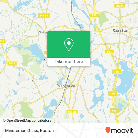 Mapa de Minuteman Glass