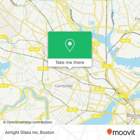 Mapa de Airtight Glass Inc