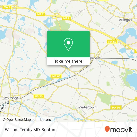 William Temby MD map