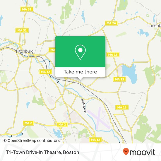 Tri-Town Drive-In Theatre map