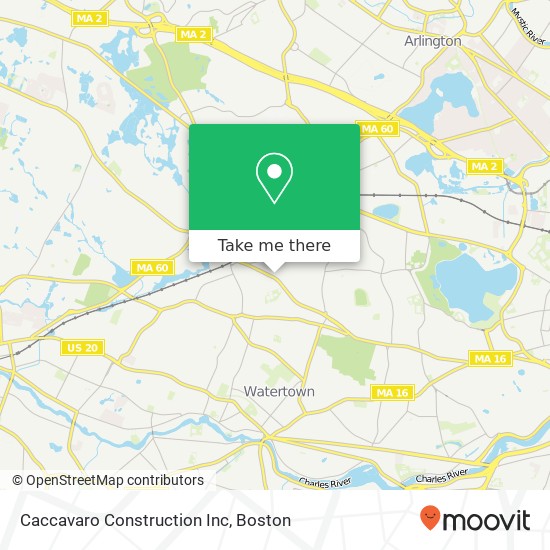 Caccavaro Construction Inc map