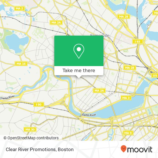 Clear River Promotions map