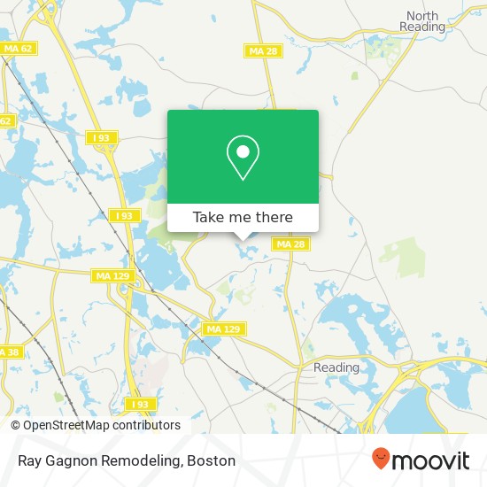 Mapa de Ray Gagnon Remodeling