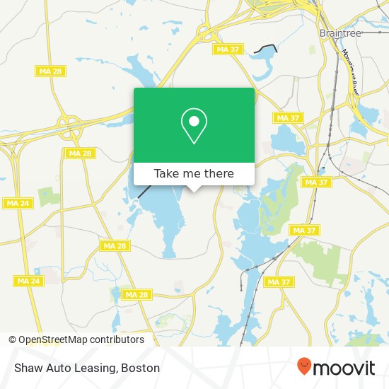 Shaw Auto Leasing map