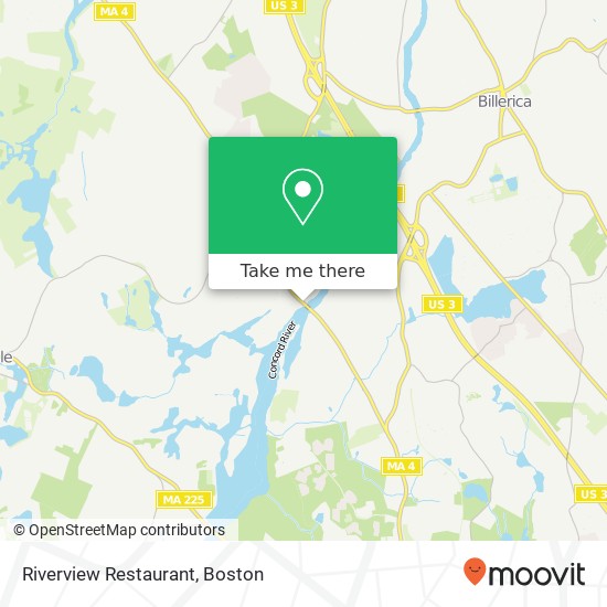 Mapa de Riverview Restaurant