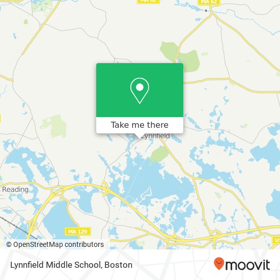 Mapa de Lynnfield Middle School