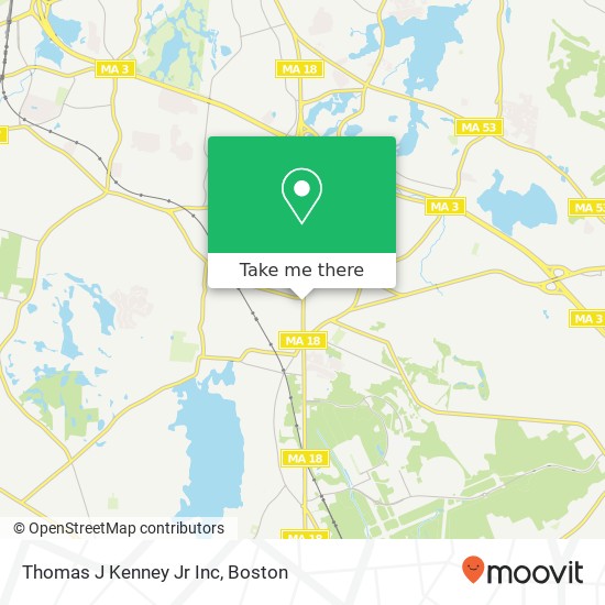Thomas J Kenney Jr Inc map