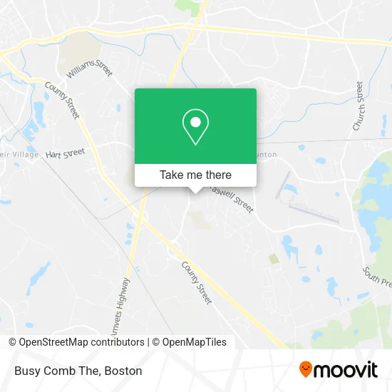 Mapa de Busy Comb The