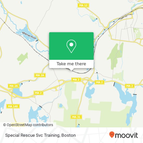 Mapa de Special Rescue Svc Training