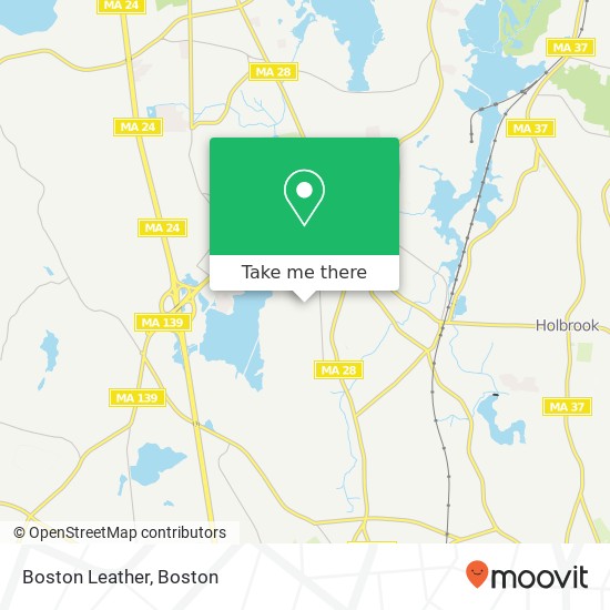 Mapa de Boston Leather