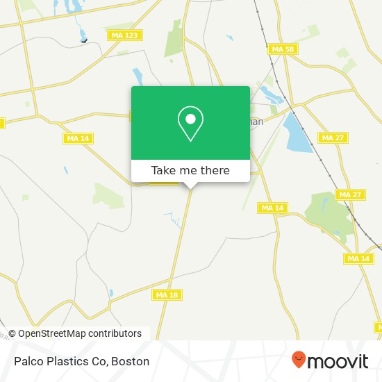 Mapa de Palco Plastics Co