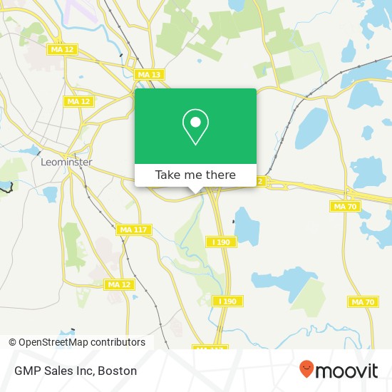 GMP Sales Inc map