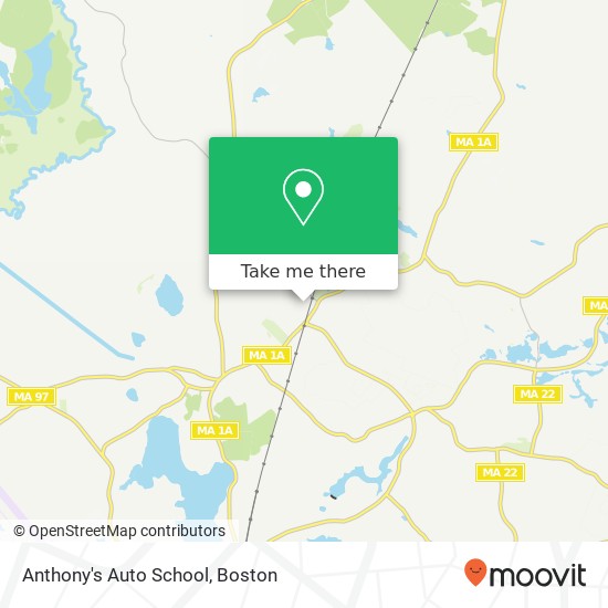 Anthony's Auto School map