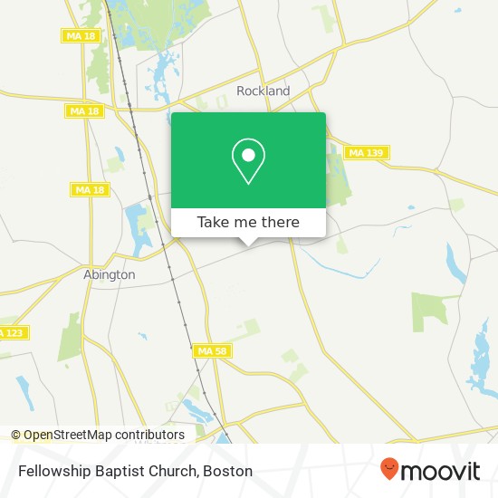 Mapa de Fellowship Baptist Church