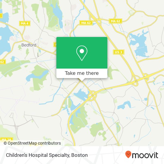 Children's Hospital Specialty map