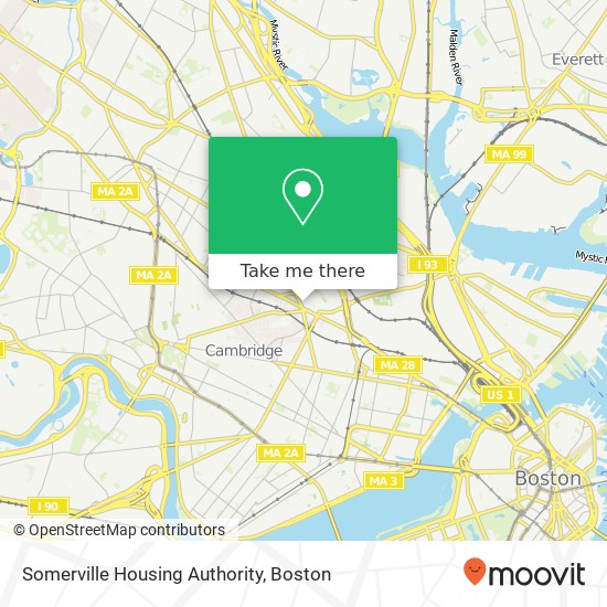 Mapa de Somerville Housing Authority