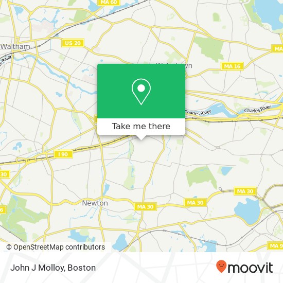 John J Molloy map