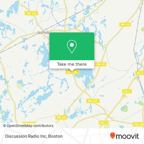 Mapa de Discussion Radio Inc