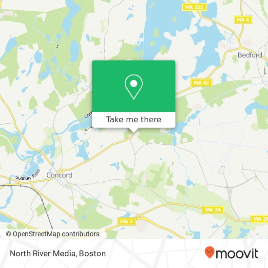 North River Media map