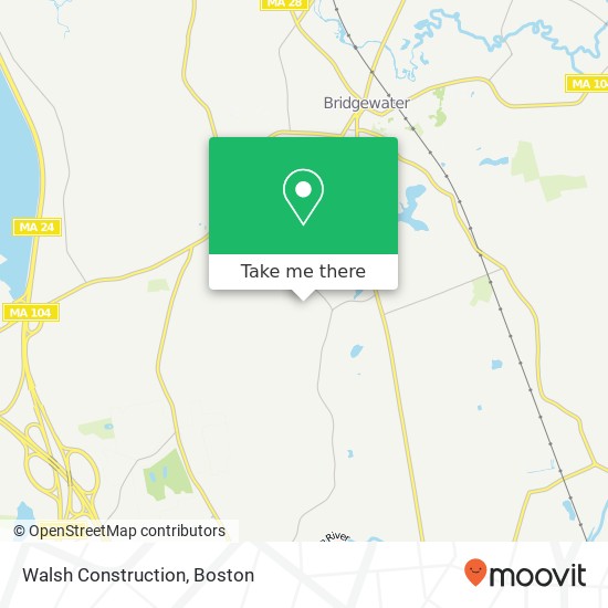 Mapa de Walsh Construction