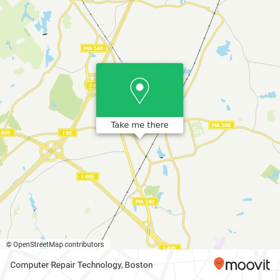 Computer Repair Technology map