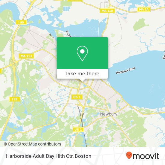 Harborside Adult Day Hlth Ctr map