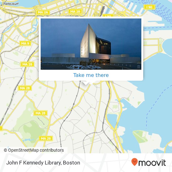 Mapa de John F Kennedy Library