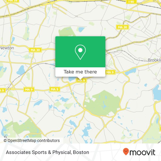 Mapa de Associates Sports & Physical